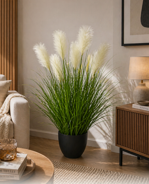 Artificial Pampas Grass Plant – Modern Indoor Statement (1.2m)