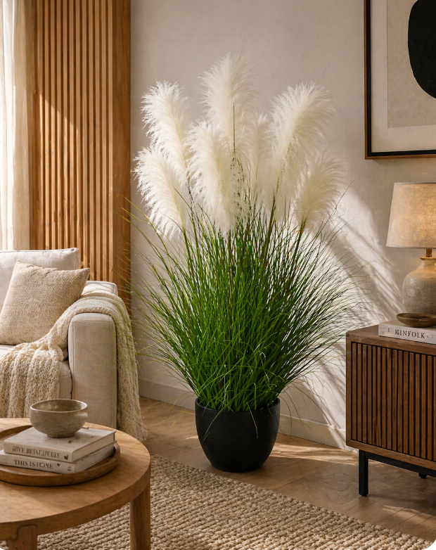 Artificial Pampas Grass Plant – Luxury Indoor Décor (1.8m)
