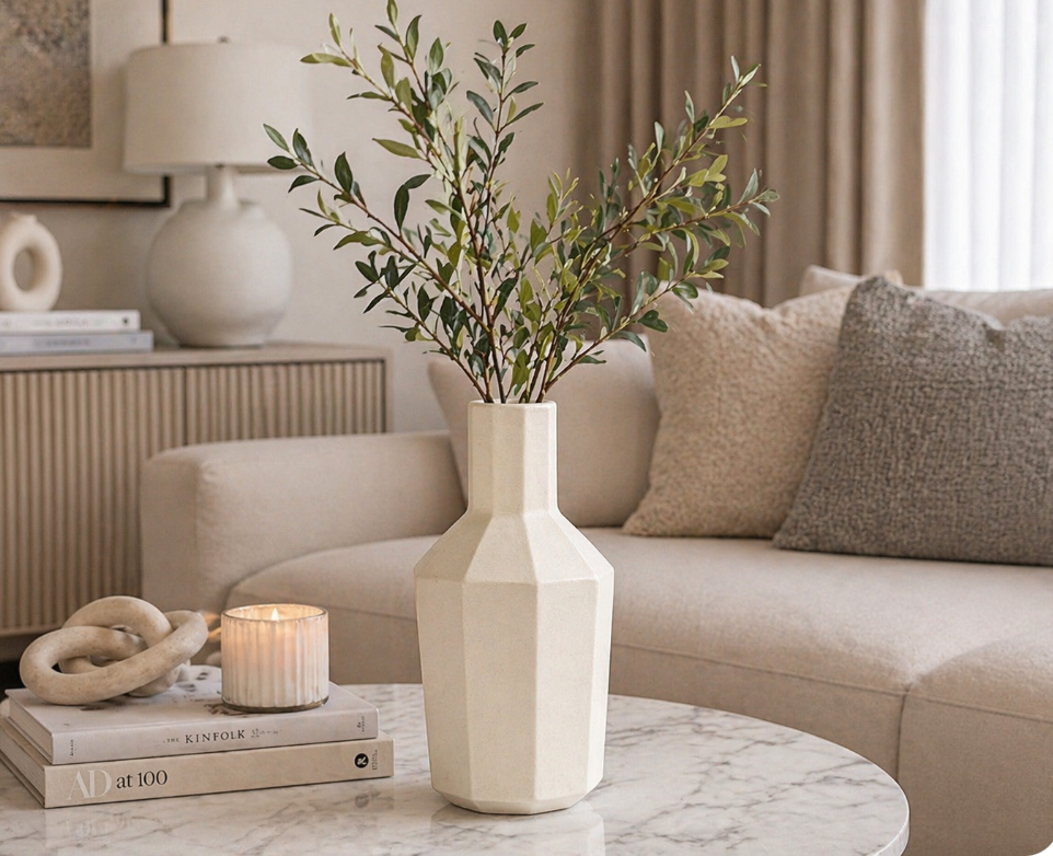DARA Facet Minimal Ceramic Vase