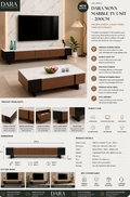 DARA Nova TV Unit – 200cm