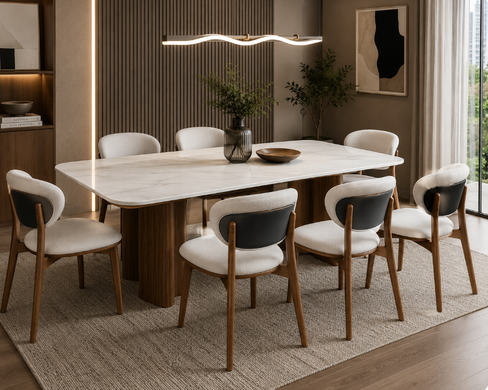 Verona Marble Dining Table – 180cm