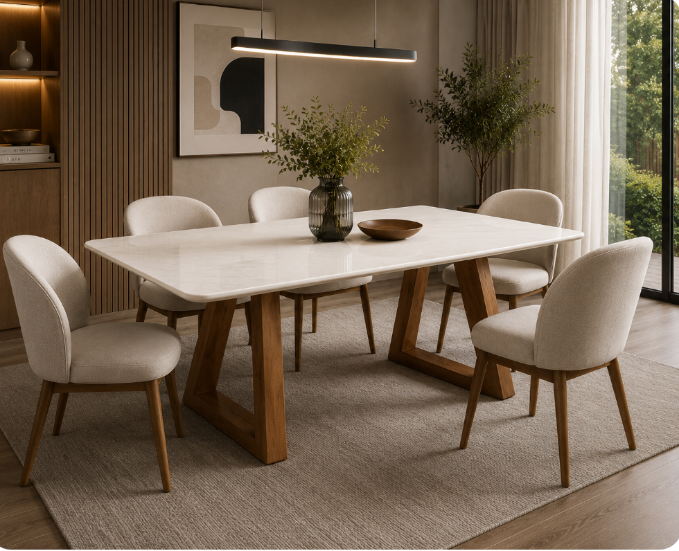 Oslo Marble Dining Table – 160cm  C