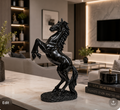 Majestic Rearing Horse Resin Statue – Black. item No:  3378
