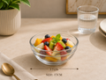 17cm Clear Glass Serving Bowl.   Item No: RC177W-MM