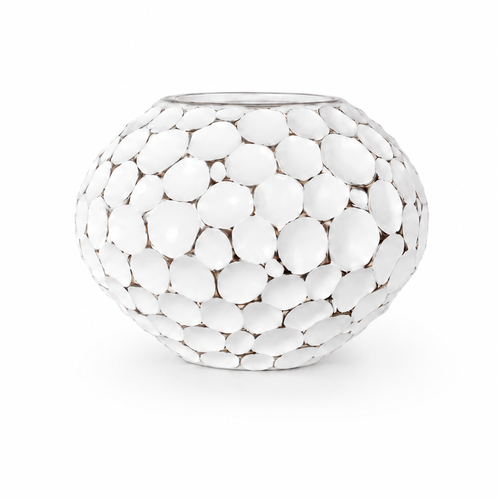 Modern Pebble Resin Planter Pot – Indoor & Outdoor – 23 × 17 cm