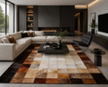 e  Genuine Patchwork Cowhide Rug – 160 x 230cm. ITEM NO: COW
