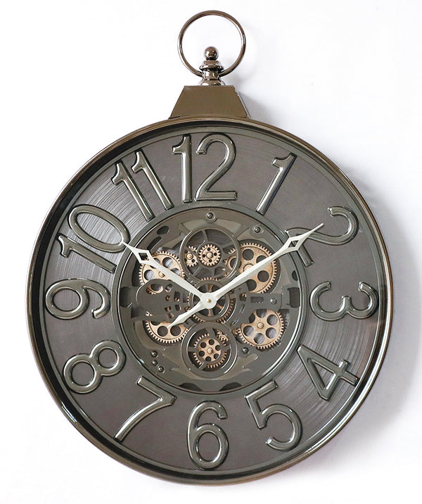 Titan Gear Wall Clock – Industrial Modern Edition (77-57-8cm)