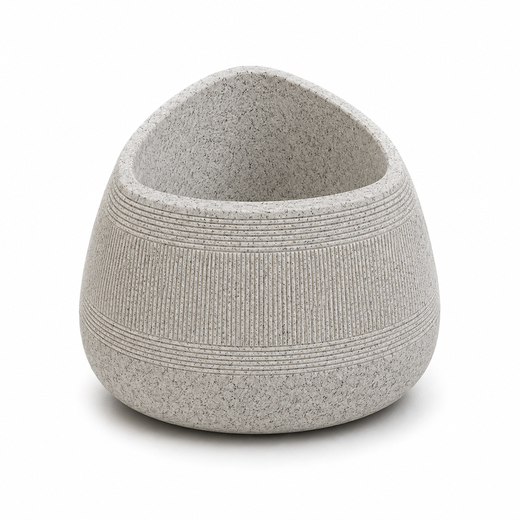 Modern Textured Resin Planter Pot – 50 × 37 cm