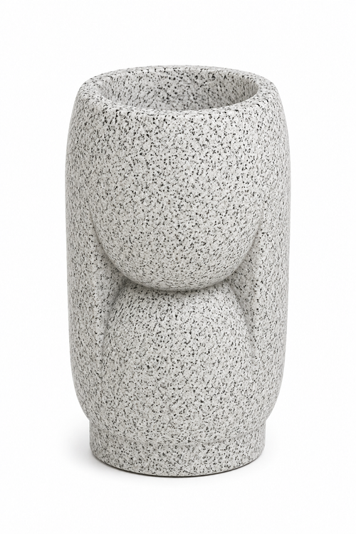 Modern Sculptural Resin Planter Pot – 36 × 33 × 80 cm